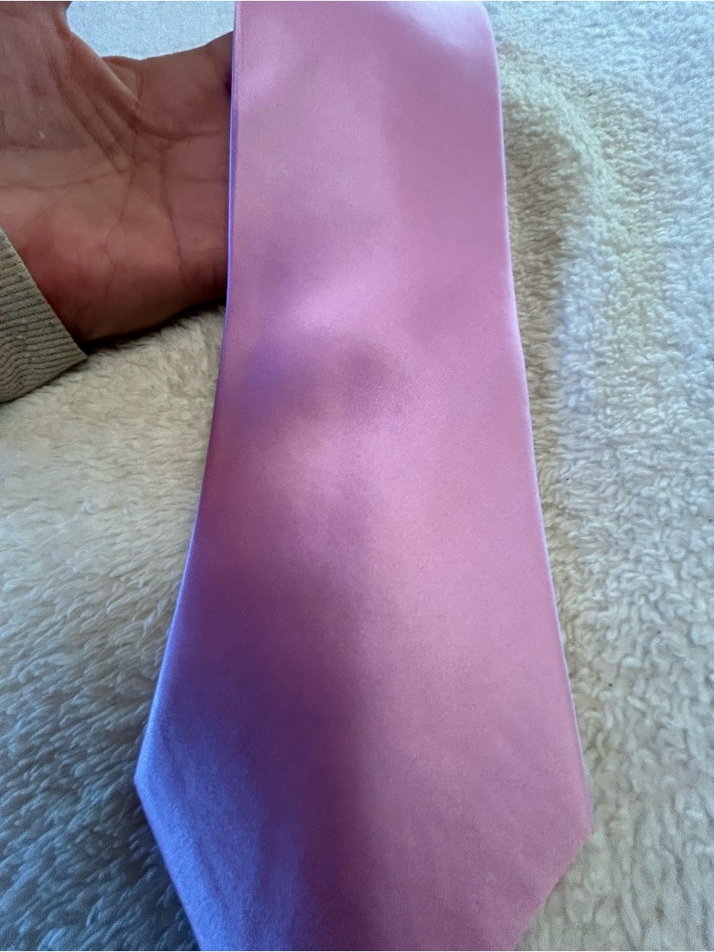 🎁3 for $30 - Classic Solid Pink Necktie